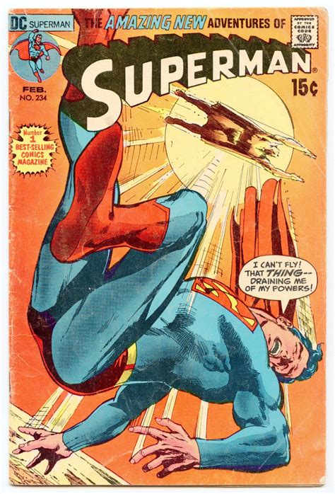 Superman 234 Feb 1971 Vg 35 Superman Comic Books Superman