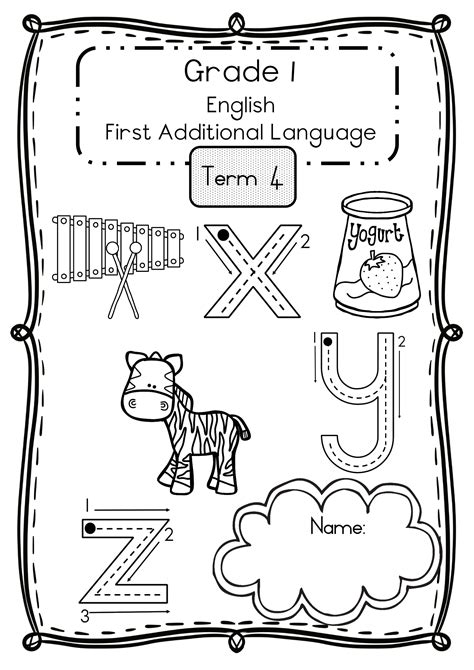 Grade 1 English Home Language Phonics Book 1 Teacha Term 3 English