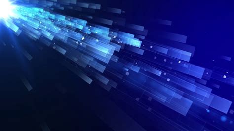 Dynamic Abstract Geometrical Blue Animated Background Loop Hd
