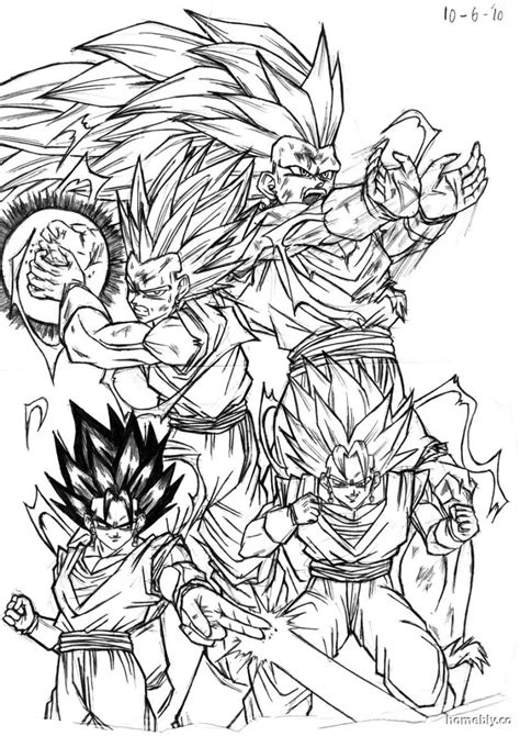 Goku and gohan coloring pages. Dragon Ball Z Coloring Pages Gohan - Coloring Home