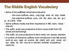 MIDDLE ENGLISH Lecture 3 Lecture 3 Middle English