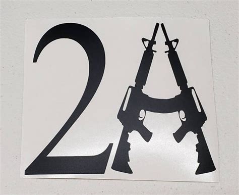 2nd Amendment Decal Etsy