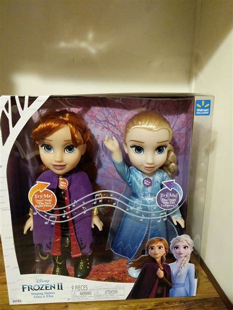 New Sealed Disney Frozen 2 Elsa And Anna Singing Sisters Interactive Doll Set 192995202863 Ebay