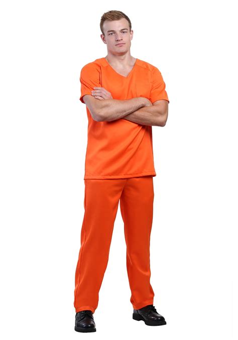 Mens Orange Prisoner Costume
