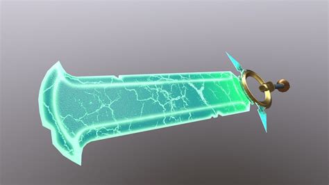 3d Model Magic Sword Game Ready Vr Ar Low Poly Cgtrader
