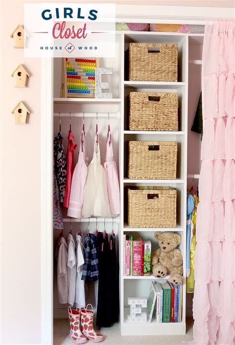 The girls closet organizer which move in the shelves in addition to the equipment which can be set about the doorways are fantastic. Girl's Custom Closet