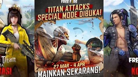 update kode redeem ff  maret  mode spesial titan