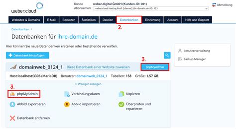 Zugriff Auf MySQL Datenbanken Im Webbrowser Mit PhpMyAdmin