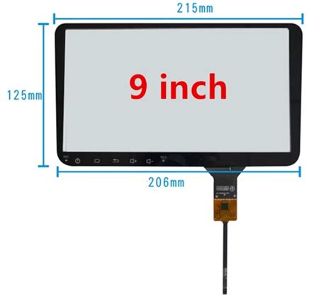 Universal 9 Inch Gt911 Capacitive Touch Digitizer For Android Car Dvd