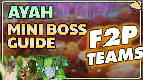 AYAH HERO AREA Elite Boss Guide F2P Summoners War Chronicles YouTube