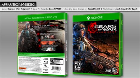 Gears Of War Judgment Xbox One Box Art Cover By Basedspacer