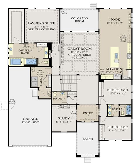 6a01traditional New Home Plan In Anthem 4b 50s By Lennar Dream House