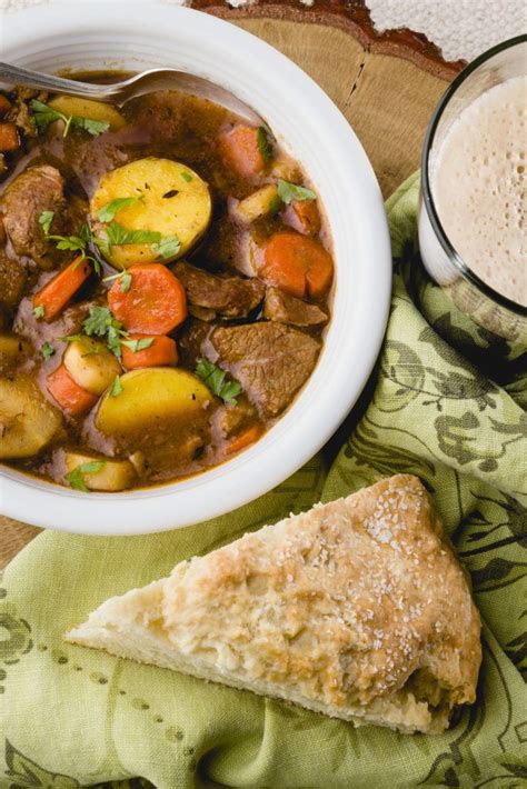Irish Lamb Stew With Soda Bread And Guinness Quick Meal Prep Quick