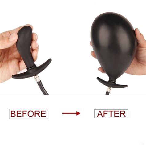 Extra Large Inflatable Butt Plug Extender Anal Plug Silicone Huge Fisting Toys Ebay