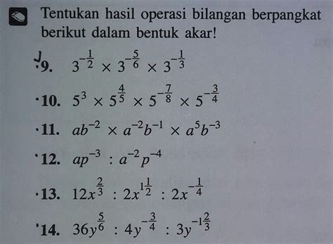 Menentukan Hasil Operasi Bilangan Berpangkat Homecare24