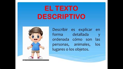 Que Es Un Texto Descriptivo Definicion Ejemplos Caracteristicas Images