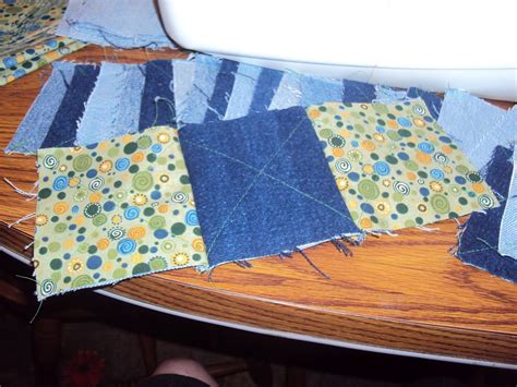 Livin And Lovin Life How To Make A Baby Blue Jean Rag Quilt