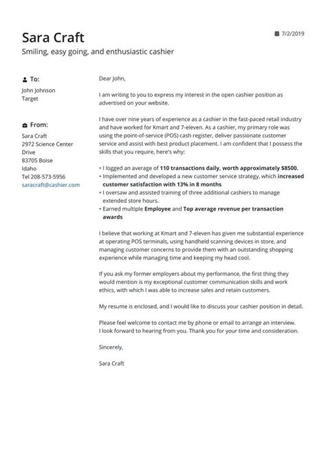 Professional Cover Letter Template Addictionary