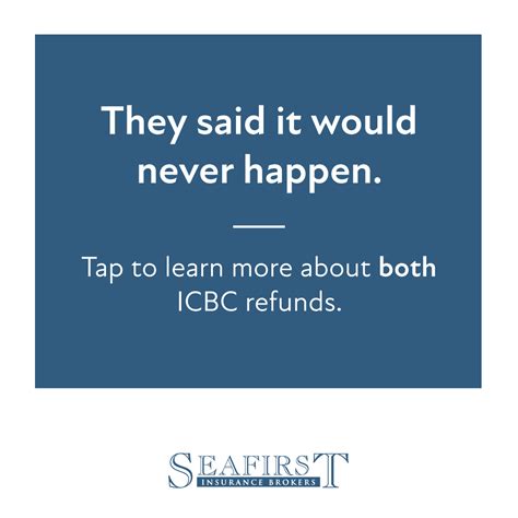 Icbc Covid 19 Rebate Seafirst Insurance