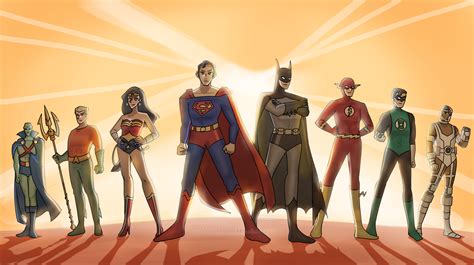 Justice League Founding Members By Darkstorm1364 On Deviantart