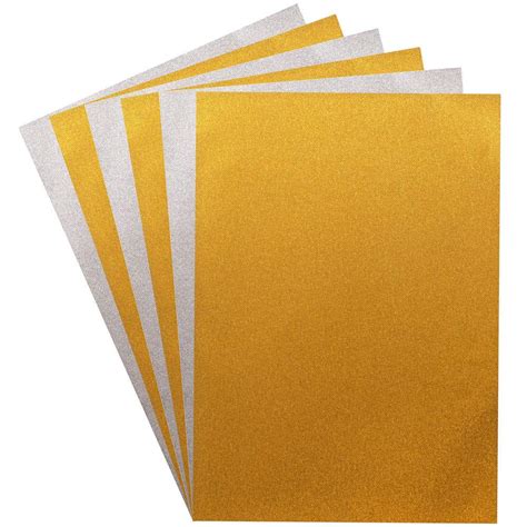 Gold And Silver A4 Glitter Card 250gsm