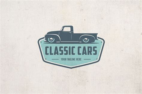 Classic Cars Vintage Logo Retro Cars Emblem By Fremusdesign Retro