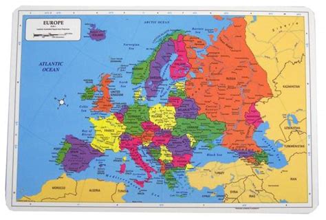 Europe Map Place Mats Europe Map Map Political Map Images