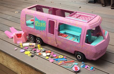 Barbie And The Rockers Hot Rockin Van Tour Bus 1980s Mattel Vintage