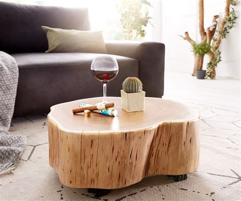 Gebrauchte möbel kaufen & verkaufen über kostenlose kleinanzeigen bei markt.de. DELIFE Couchtisch Live-Edge L Akazie Natur Baumstamm mit ...