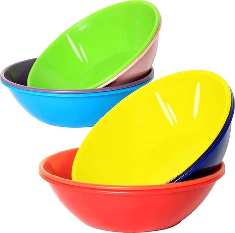 Youngever 28 Ounce Plastic Bowls Large Cereal Bowls For