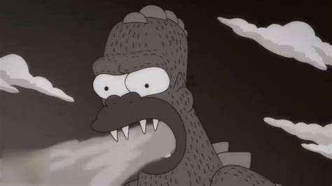 The Simpsons Godzilla Or Homerzilla Youtube