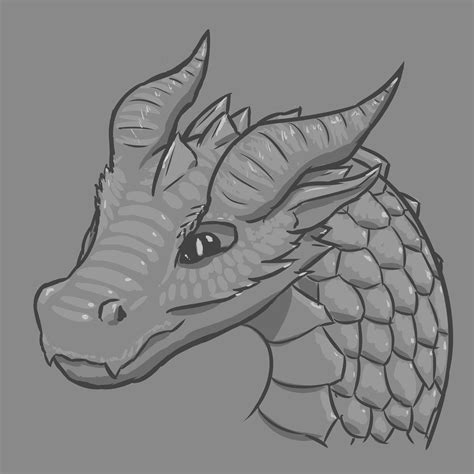 Steps How To Draw A Dragon Head