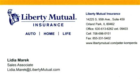 Liberty Mutual Auto Insurance Card ~ news word