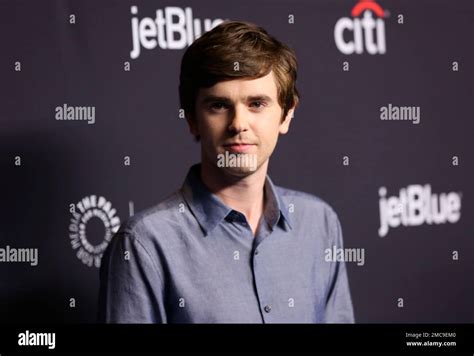 file freddie highmore a cast member in the television series the good doctor arrives at the