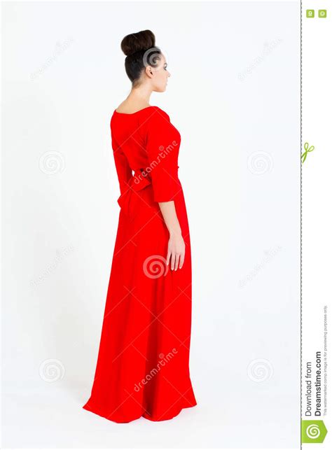 Beautiful Woman In Dress Stock Photo Image Of Girl 79917826