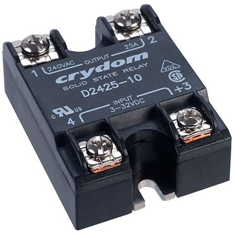 Crydom D2425 10 Solid State Relay 25a 3 32vdc Rapid Online