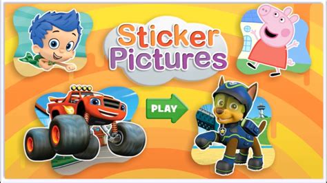 Shows like paw patrol, blaze and the monster machines, . Nick Jr Sticker Pictures Online Games « Top 10 warships ...