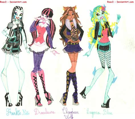 Mh First Outfit Monster High Fan Art 24366267 Fanpop