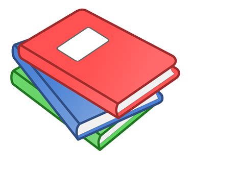 Free & easy!app builder no coding! Clipart - Stack of three books