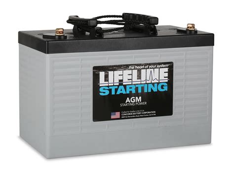 Lifeline GPL-3100T Marine and RV Battery 12V 20Hr Rate Capacity 100Ah
