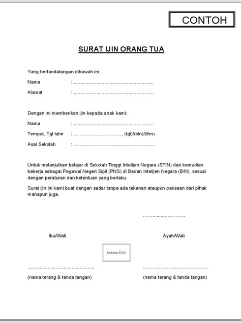 Contoh surat izin adalah sebuah surat yang dibuat dengan tujuan untuk meminta izin kepada penerima bahwa sang pengirim memiliki hajat / acara tertentu sehingga tidak bisa hadir atau. 16 Contoh Surat Cuti Menikah, Melahirkan, Tahunan, DLL - Contoh Surat