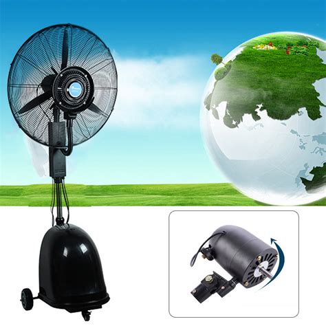 26 Commercial High Velocity Oscillating Misting Fan Cool Unit Outdoor