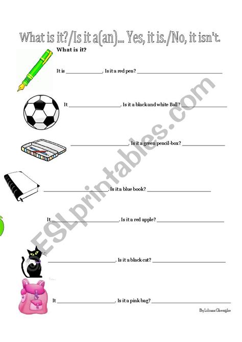 What Is It Esl Worksheet By Christofor