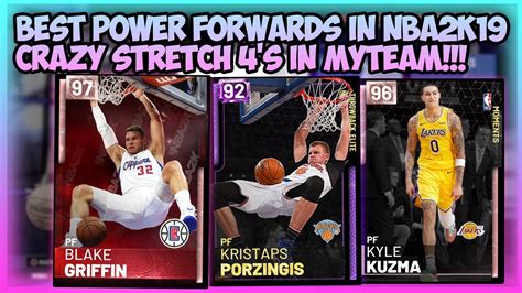 Nba2k19 Best Pfs To Pick Up In Myteam Stretch 4s And Cheesy Cards