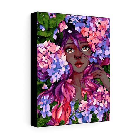 Gorgeous Afro Bae Canvas Gallery Wraps Etsy
