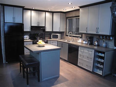 Cabinet Refacing Modern Kitchen Edmonton By Reface Magic