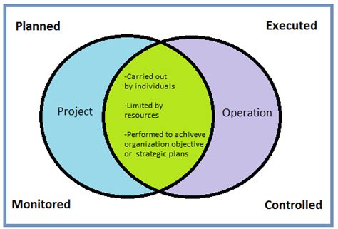 Project Management Stepping Stones Projects Vs Operations