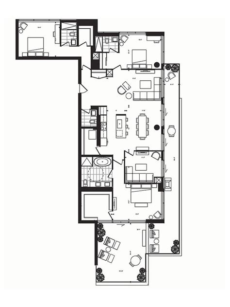 Ayc Condos By Metropia Casa Loma Floorplan 3 Bed And 35 Bath