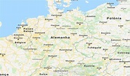 Mapa de Alemania - Alemania Destinos