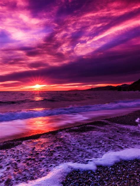 Free Download Purple Images Purple Sunsets Hd Wallpaper